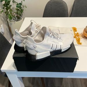 NMD_R1 Adidas White Runners. Great condition. Only worn a few times.